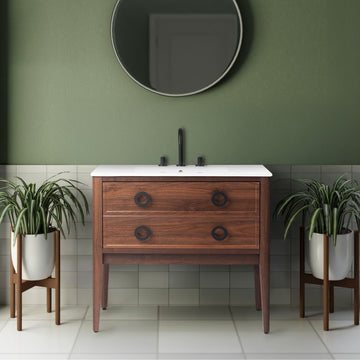 Corbin Modern Classic 1-Drawer Bath Vanity Base Only (Sink Basin Not Included)